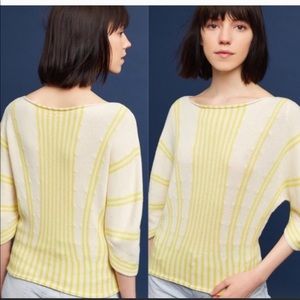 Anthropologie Moth Plama Striped Pullover Sweater